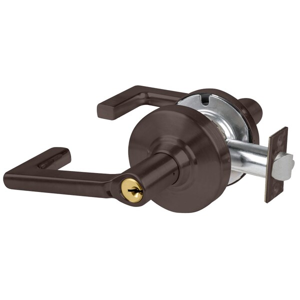 Schlage Grade 1 Storeroom Lock, Longitude Lever, Standard Cylinder, Oil Rubbed Bronze Finish, Non-Handed ND80PD LON 613 - main